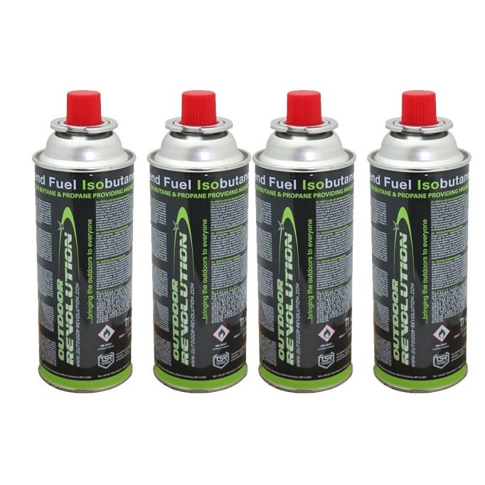 Pack of 4 Butane Gas Cartridges