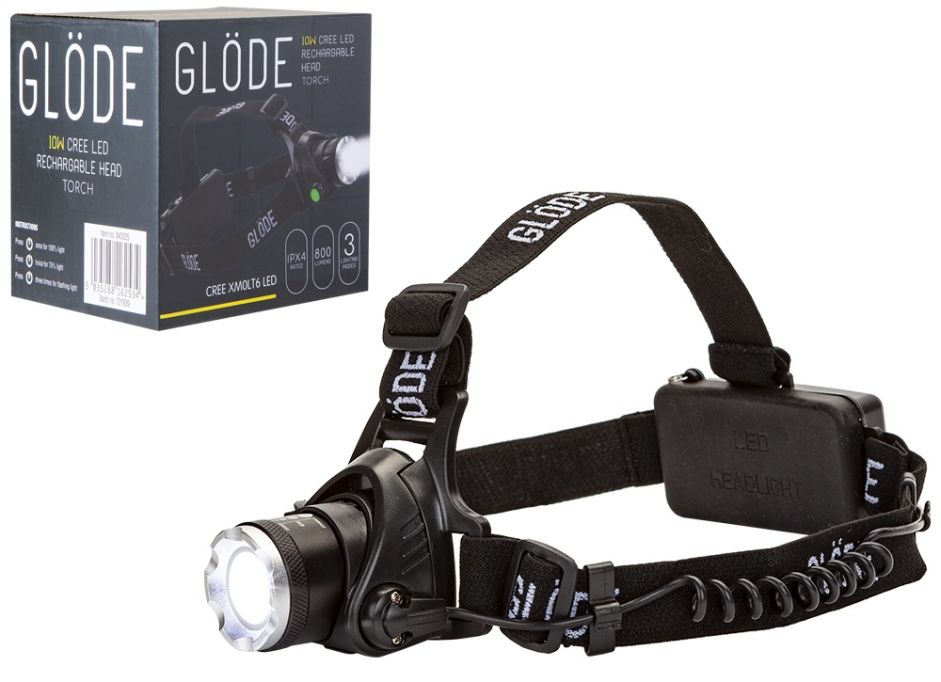 Glode Pro Focus Rechargeable Head Torch