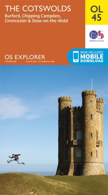 The Cotswolds Explorer Leisure Map 45