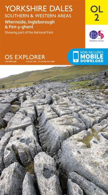 Yorkshire Dales - Southern & Western Area Explorer Leisure Map 2