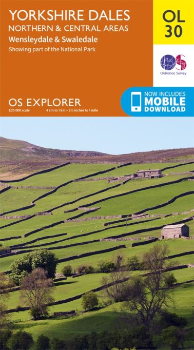 Yorkshire Dales - Northern & Central Area Explorer Leisure Map 30