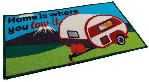 Quest Washable 'Home Is Where You Tow It' Mat
