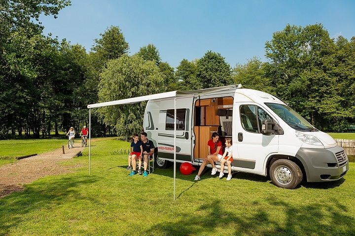 Fiamma F80s Awning in a Polar White Case