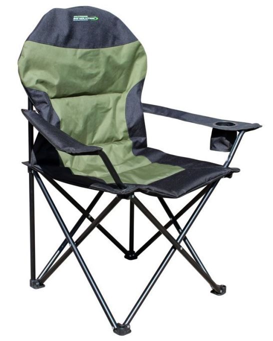 Outdoor Revolution High Back XL Chair Dark Green and Black