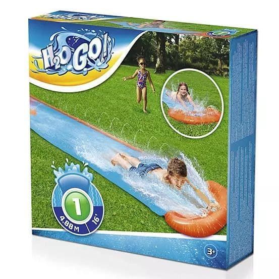 H2OGO! Single Slide 16ft Kids Water Slide