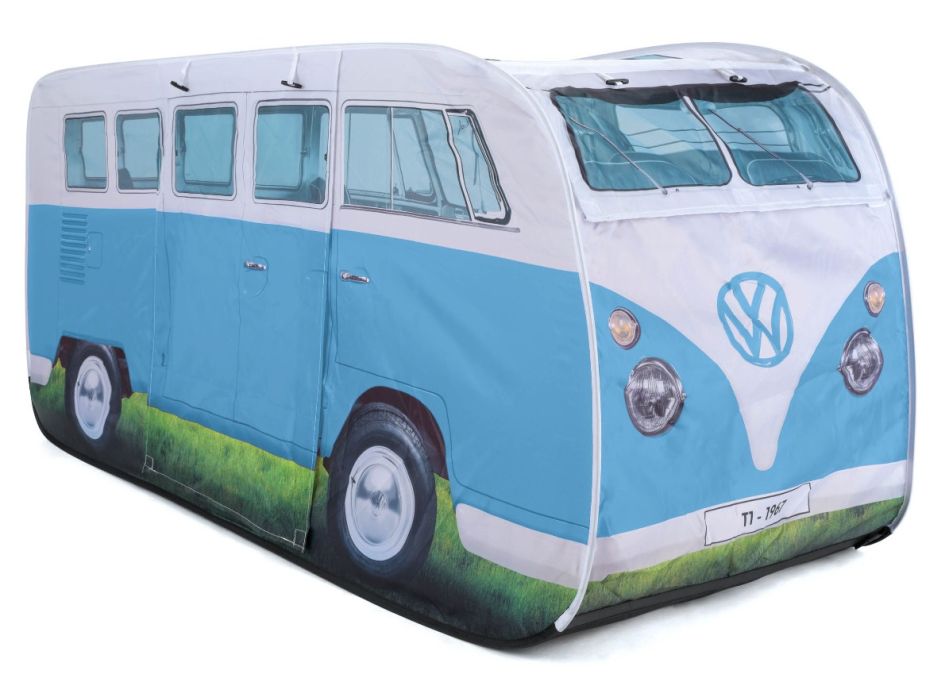 VW Campervan Kids Blue Pop Up Tent