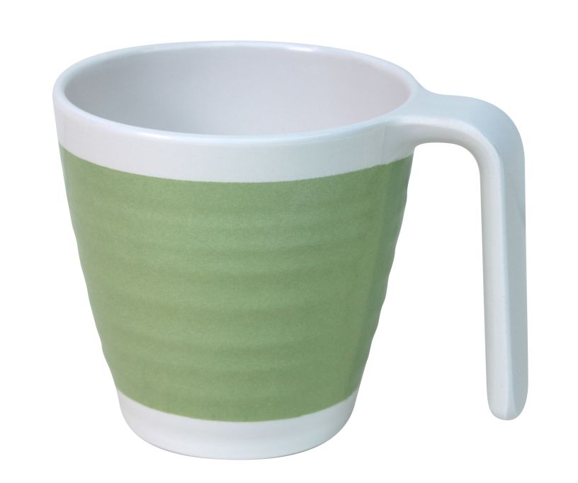 Outdoor Revolution Premium 4pc Melamine Pastel Lime Mug Set