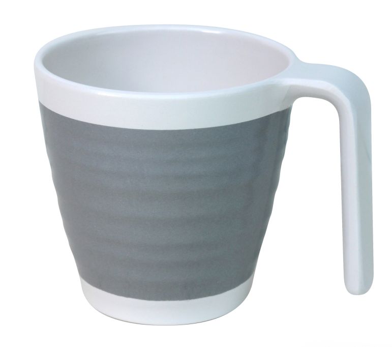 Outdoor Revolution Premium 4pc Melamine Grey Mug Set
