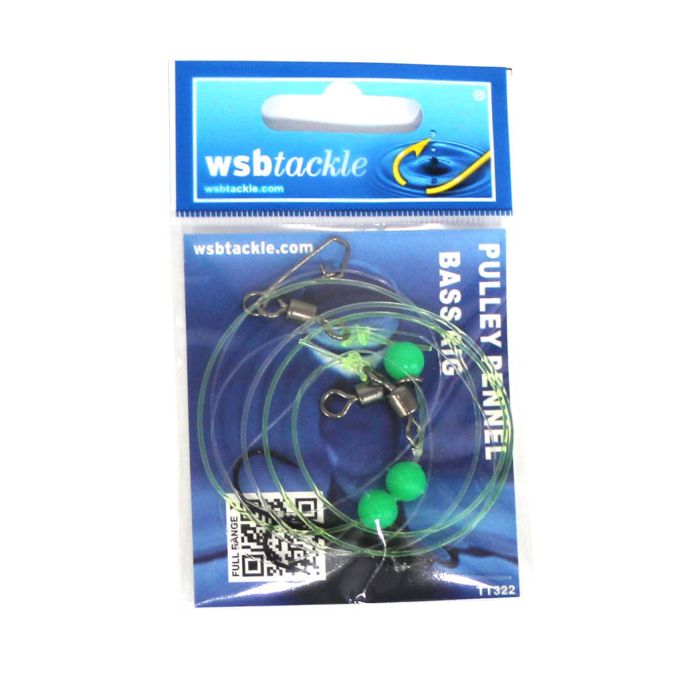 WSB Tackle 5 Packs of Pulley Pennel Bass Rig
